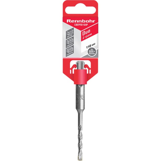 Сверло-бур sds-plus по бетону RENNBOHR Duo 681011