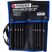 Набор шестигранных Г-образных ключей Forsage F-5107L(18825) Набор шестигранных Г-образных ключей Forsage F-5107L(18825)