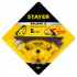 STAYER SQUARE-8  угольник лазерный для кафеля, 8 м, точн. +/-0,4 мм/м, ( 34928 )