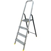 Усиленная комбинированная алюминиевая стремянка Алюмет АМS7804 Усиленная комбинированная алюминиевая стремянка Алюмет АМS7804