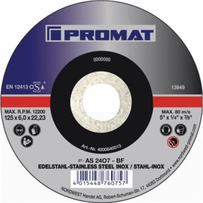 Универсальный круг зачистной PROMAT 4000840013