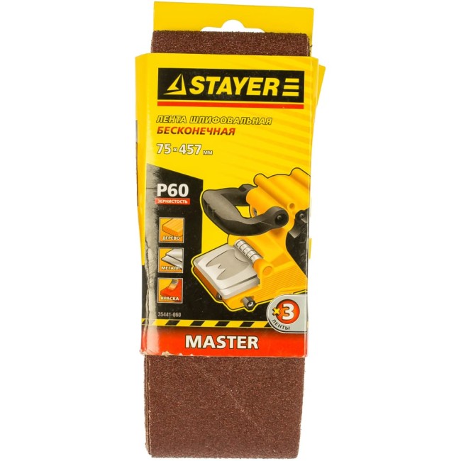 Универсальная шлифовальная лента для ЛШМ STAYER 35441-060