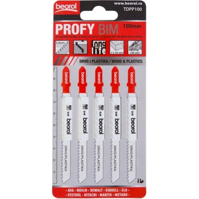 Пилки по дереву и пластику BEOROL profy 245308