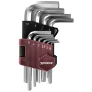 Набор торцевых шестигранных коротких ключей THORVIK HKS10S 53022 Набор торцевых шестигранных коротких ключей THORVIK HKS10S 53022