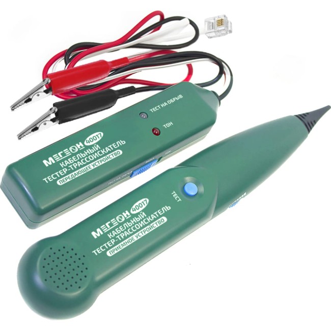 Кабельный тестер трассоискатель МЕГЕОН 40017