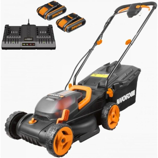 Аккумуляторная газонокосилка WORX WG779E