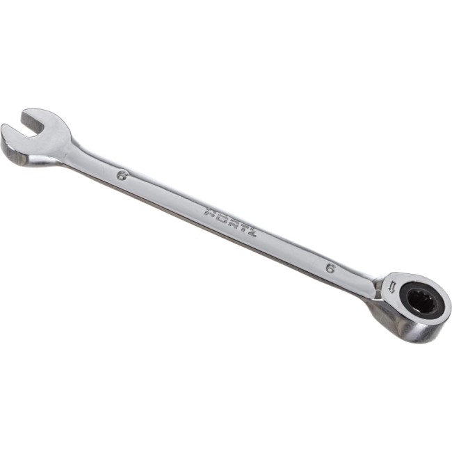 Комбинированный трещоточный ключ HORTZ HOR 132555