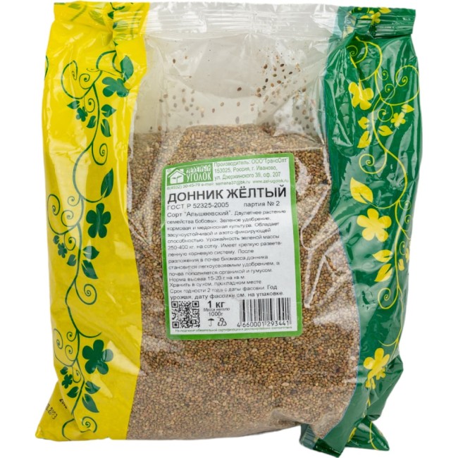Желтый донник семена Зеленый уголок 4660001293441