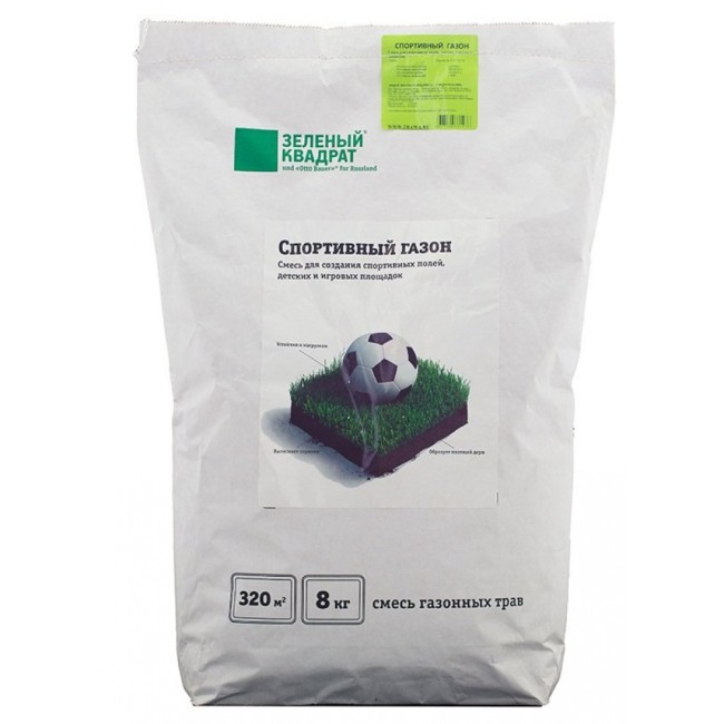 Семена газона Зеленый квадрат Спортивный 4607160331478