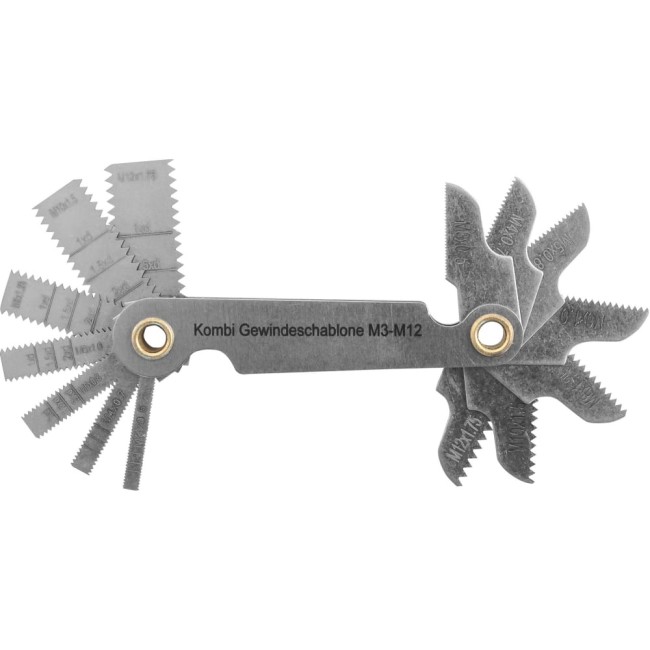 Набор комбинированных резьбовых шаблонов THORVIK PG14SC 52876