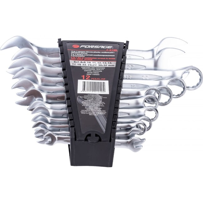 Набор комбинированных и рожковых ключей Forsage F-5198(47082)