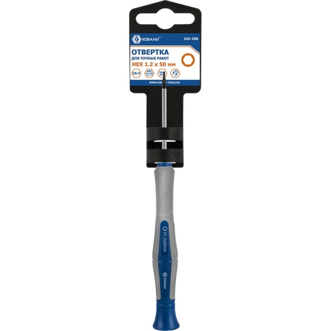 Отвертка для точных работ КОБАЛЬТ Ultra Grip 245-398