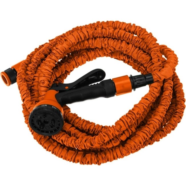 Набор поливочный Четыре сезона растягивающийся шланг 20 м, пистолет 7 режимов, соединитель Набор поливочный Четыре сезона растягивающийся шланг 20 м, пистолет 7 режимов, соединитель