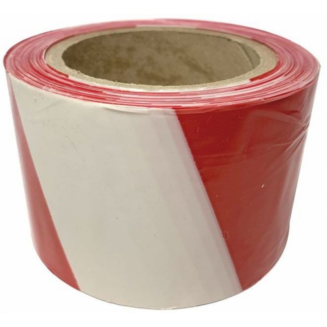 Оградительная лента On 50ммх200м красно-белая 02-18-200