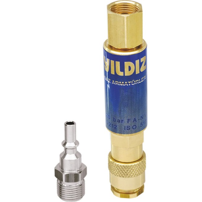 Огнепреградительный кислородный клапан на редуктор YILDIZ GAZ 1030-Q-A