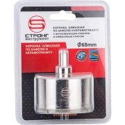 Алмазная коронка по керамике и стеклу Strong СTК-06600068 Алмазная коронка по керамике и стеклу Strong СTК-06600068