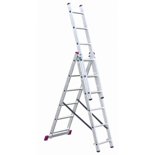 Алюминиевая универсальная лестница Krause Corda 3х6 010360