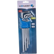 Набор г-образных экстра длинных ключей HOEGERT TECHNIK HT1W831 Набор г-образных экстра длинных ключей HOEGERT TECHNIK HT1W831