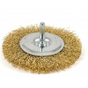 Латунированная щетка-крацовка для дрели Orientcraft OCCB110040025 Латунированная щетка-крацовка для дрели Orientcraft OCCB110040025