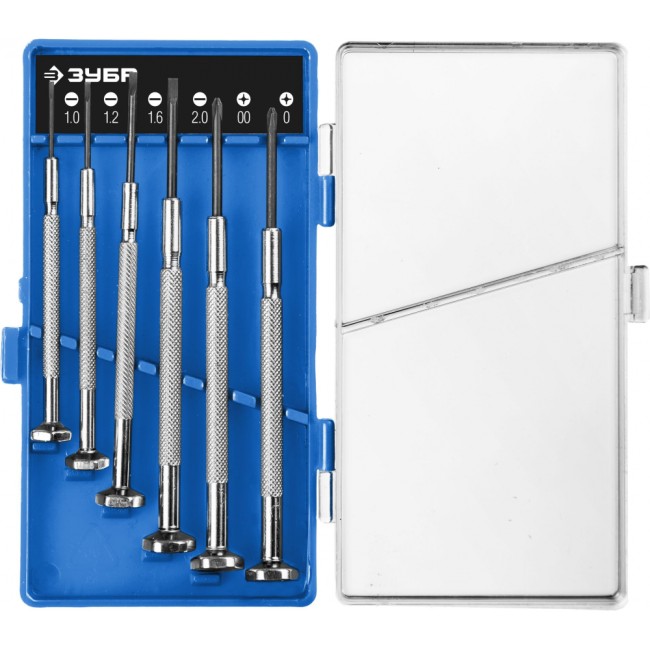 Набор часовых отверток ЗУБР ЧАСОВЩИК 25666
