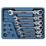 Набор трещоточных комбинированных ключей AIST 0010406B-X 00-00002390