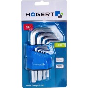 Набор шестигранных Г-образных ключей HOEGERT TECHNIK HT1W820 Набор шестигранных Г-образных ключей HOEGERT TECHNIK HT1W820