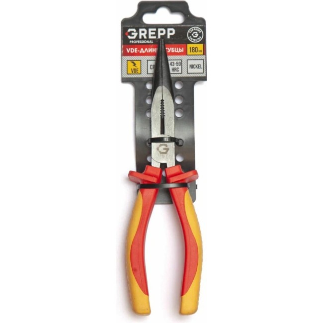 Диэлектрические силовые комбинированные длинногубцы GREPP GREPP 205-104