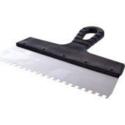 Фасадный нержавеющий зубчатый шпатель КУРС 06607 Фасадный нержавеющий зубчатый шпатель КУРС 06607