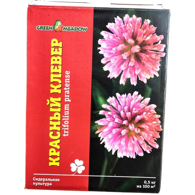 Семена GREEN MEADOW Клевер красный 4607160330495