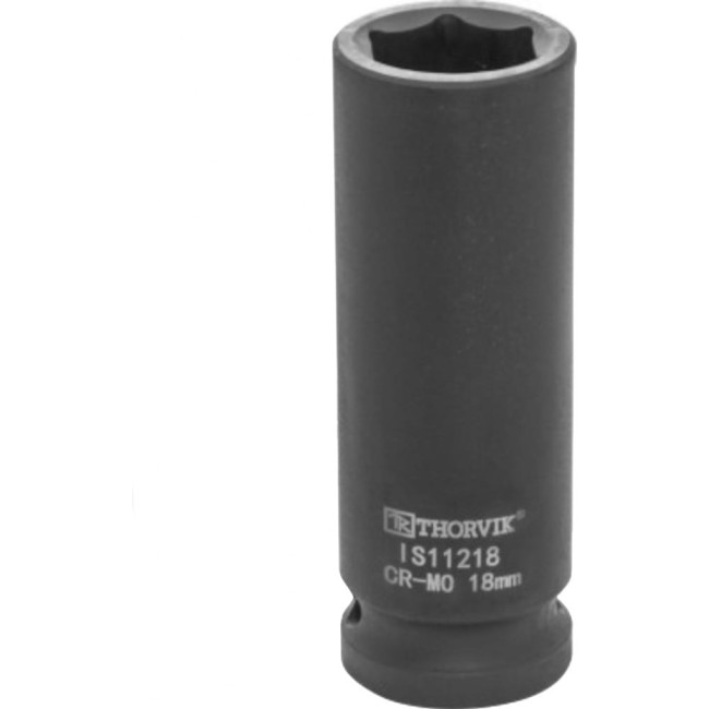 Ударная глубокая торцевая головка THORVIK IS11218 53446