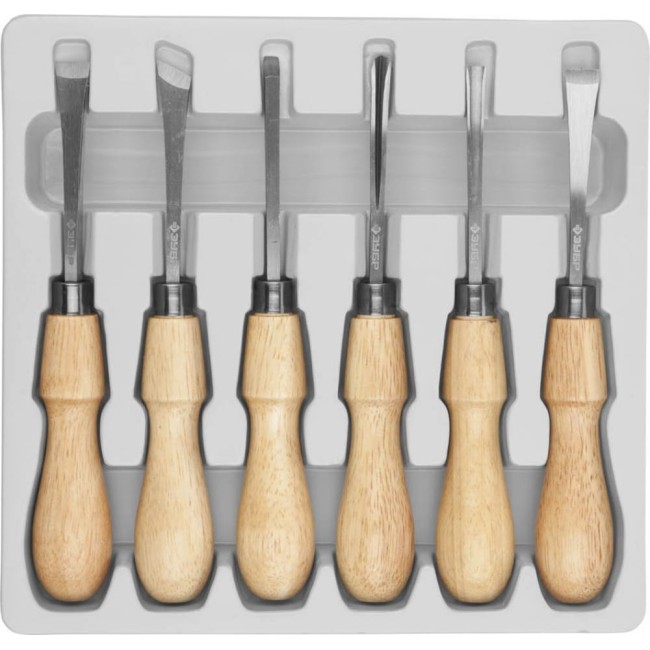 Профессиональные фигурные стамески ЗУБР ЭКСПЕРТ 18373-H6