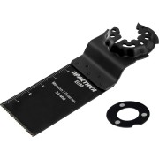 Режущая насадка для МФИ, по металлу и дереву ПРАКТИКА режущая прямая, BiM, 34 мм, мелкий зуб, удлинённая 240-201 Режущая насадка для МФИ, по металлу и дереву ПРАКТИКА режущая прямая, BiM, 34 мм, мелкий зуб, удлинённая 240-201