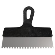 Фасадный нержавеющий зубчатый шпатель КУРС 06614 Фасадный нержавеющий зубчатый шпатель КУРС 06614