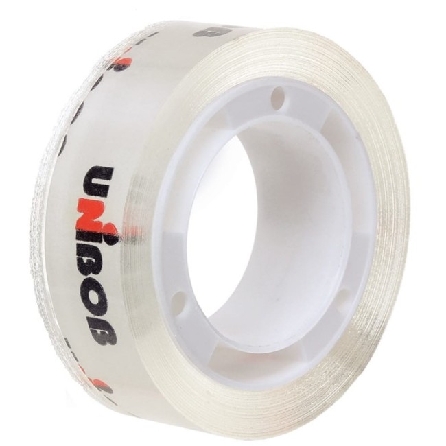 Канцелярская клейкая лента Unibob 214964
