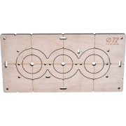 Шаблон для сверления подрозетников РОТОР 3Shablon-v3-72 Шаблон для сверления подрозетников РОТОР 3Shablon-v3-72