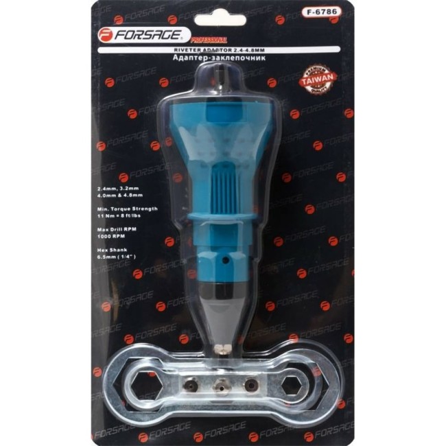 Адаптер-заклепочник для дрели Forsage F-6786(28410)