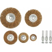 Набор металлических щеток на дрель VOREL 06990