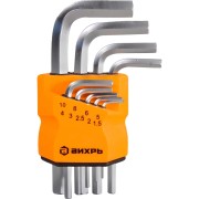 Имбусовых набор ключей Вихрь HEX 73/6/5/11 Имбусовых набор ключей Вихрь HEX 73/6/5/11