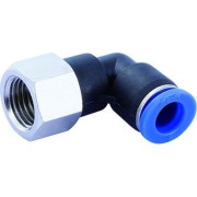 Цанговый угловой фитинг для трубки диаметром 4 мм SHPI PLF 04-R01 Цанговый угловой фитинг для трубки диаметром 4 мм SHPI PLF 04-R01