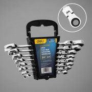 Набор комбинированных шарнирных ключей DELI DL140208T 98319 Набор комбинированных шарнирных ключей DELI DL140208T 98319