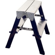 Двухсторонняя стальная стремянка Алюмет M8202 Двухсторонняя стальная стремянка Алюмет M8202