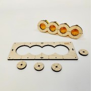 Шаблон для сверления подрозетников РОТОР 4Shablon-v3-82 Шаблон для сверления подрозетников РОТОР 4Shablon-v3-82