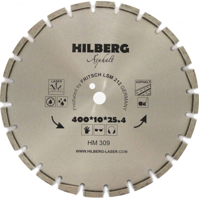 Отрезной алмазный диск по асфальту Hilberg Hilberg Hard Materials HM309