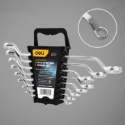 Набор накидных изогнутых гаечных ключей DELI DL150008A 98320 Набор накидных изогнутых гаечных ключей DELI DL150008A 98320