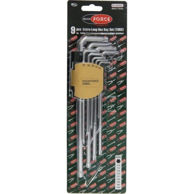 Набор ключей torx Rockforce RF-5098XL(5799)