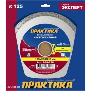 Алмазный диск ПРАКТИКА Эксперт-Керамогранит 034-298 Алмазный диск ПРАКТИКА Эксперт-Керамогранит 034-298