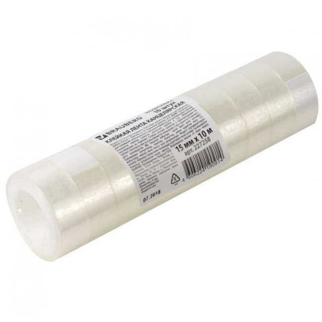 Канцелярская клейкая лента BRAUBERG 227258