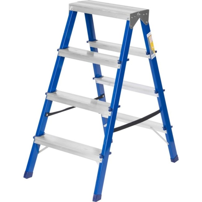 Стальная двухсторонняя стремянка РемоКолор 63-0-124