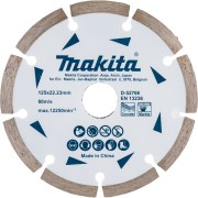 Сегментированный диск алмазный по бетону/мрамору Makita Эконом 125x22.23x7 мм D-52766 Сегментированный диск алмазный по бетону/мрамору Makita Эконом 125x22.23x7 мм D-52766