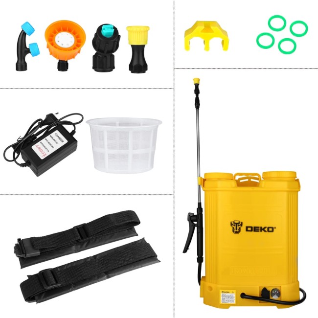 Садовый аккумуляторный опрыскиватель DEKO DKSP10 065-0942